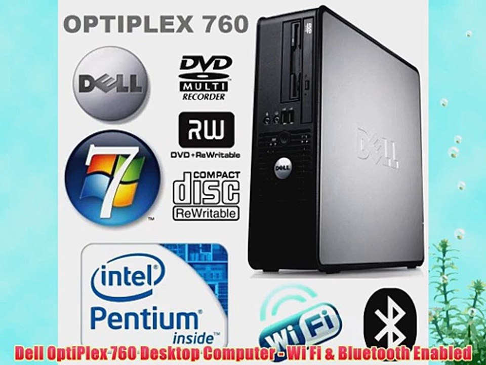 Windows 7 - Dell OptiPlex 760 Desktop Computer - Powerful Intel Pentium Dual Core 2.5GHz Processor