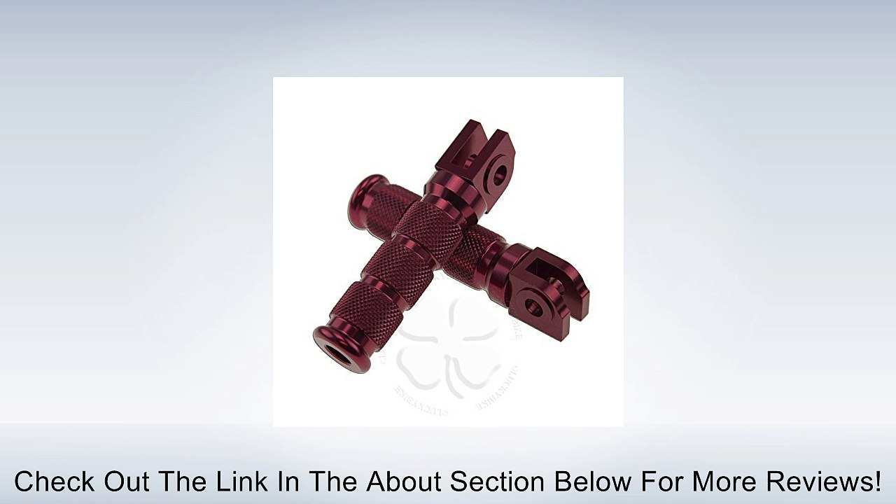 Foot Pegs - Front Rider - Yamaha YZF R6 03-08, R6s 06-08, R1 04-08 - Red Review