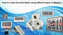 Using different fonts to create and print barcode