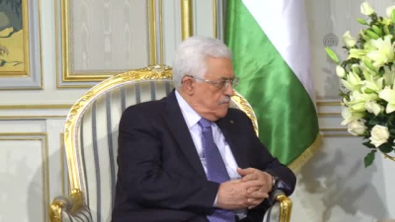 Filistin Devlet Başkanı Mahmud Abbas