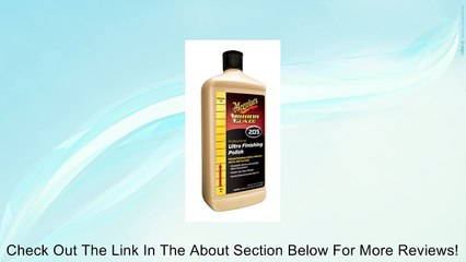 Meguiar's M205 Mirror Glaze Ultra Finishing Polish - 32 oz. Review