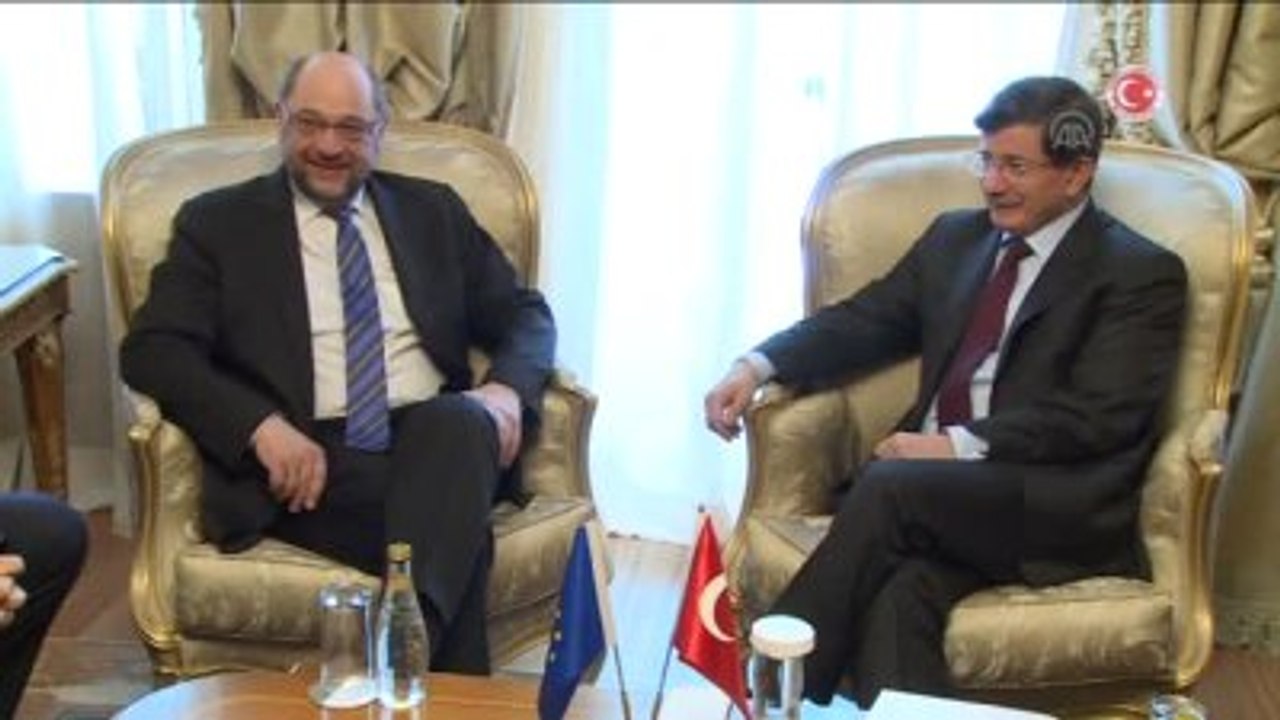 Davutoğlu - Schulz Görüşmesi