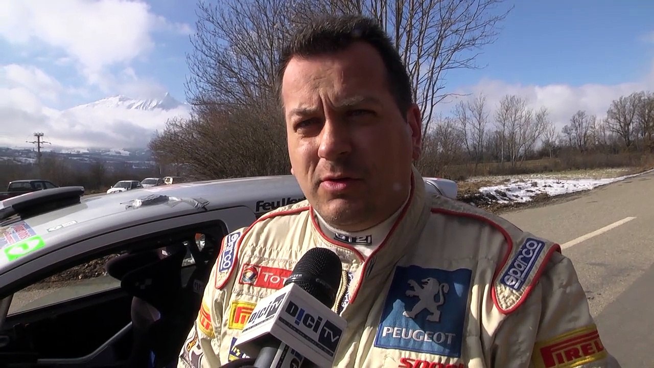 Rallye Monte Carlo : Stéphane Brunier à l'arrivée de la 5e spéciale