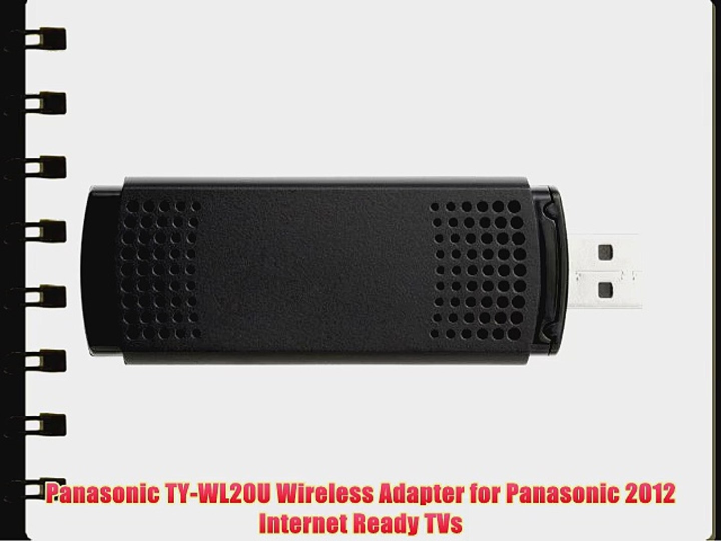 Panasonic TY-WL20U Wireless Adapter for Panasonic 2012 Internet Ready TVs -  video Dailymotion
