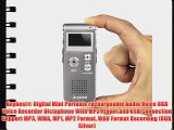 Anybest Digital Mini Portable rechargeable Audio Voice 8GB Voice Recorder Dictaphone With MP3