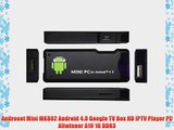 Androset Mini MK802 Android 4.0 Google TV Box HD IPTV Player PC Allwinner A10 1G DDR3