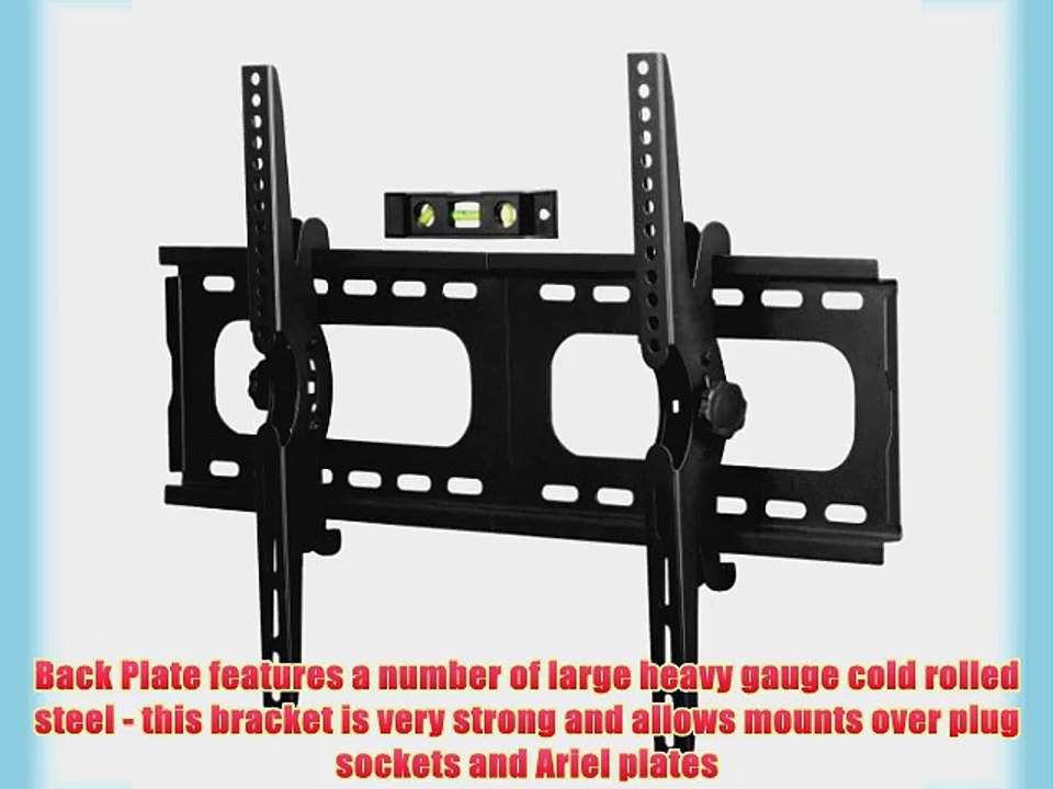 VonHaus by Designer Habitat PREMIUM TV Wall Mount for 33 - 60 inch LCD LED or Plasma Flat Screen