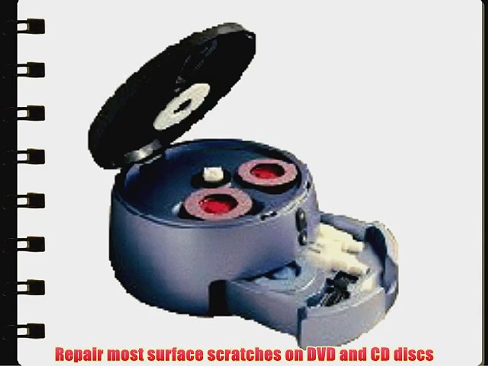 Professional DVD/CD Disc Cleaner and Reconditioner - Cleans Blu-Ray Discs