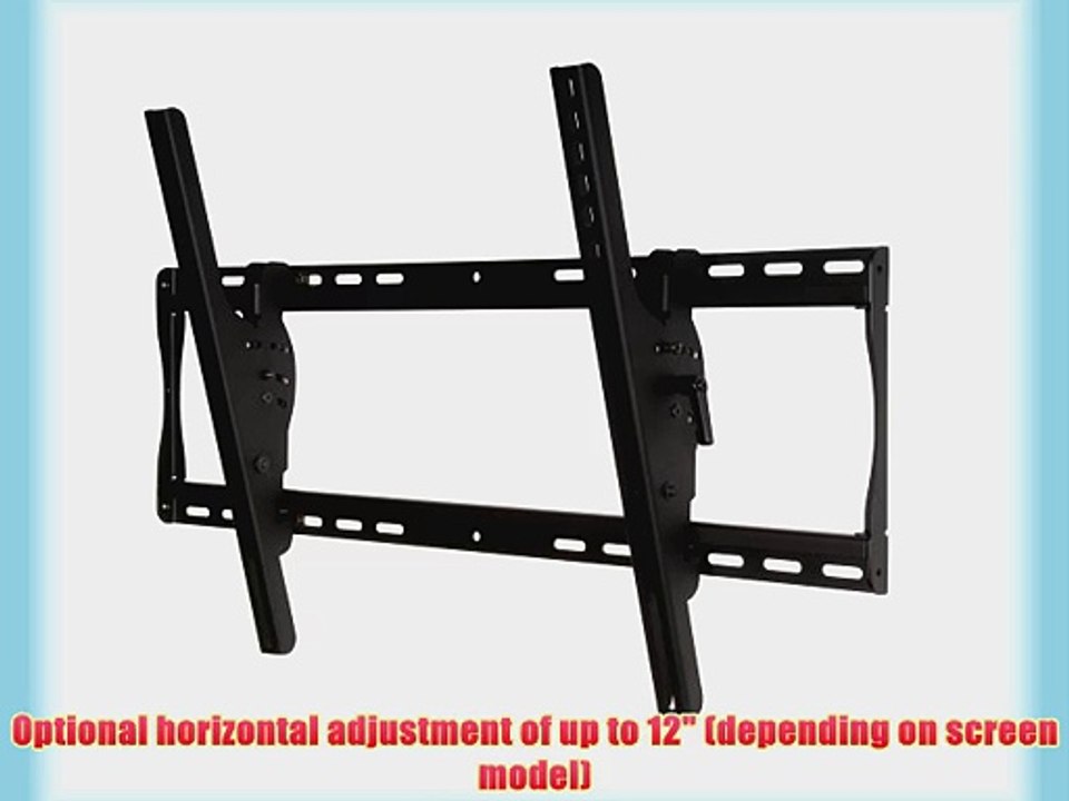 Peerless ST650P Tilt Wall Mount for 37 to 75-inch Displays Black