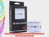 Hosim AV to HDMI Converter/Adapter/RCA Mini Box for TV/PC/PS3/Blue-Ray DVD