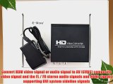 E-More? HDMI to HDMI CVBS L/R Scaler Converter With Zoom Function Supporting HDCP HDMI 1.3