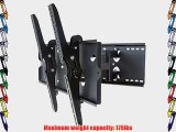 2xhome - Sony Bravia KDL-52XBR9 LCD TV compatible Articulating Dual-Arm Wall Mount **FREE HDMI