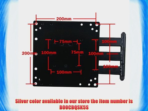 VideoSecu Articulating Arm Tilt Swivel TV Wall Mount For Samsung UN26D4003BD LN32D450 UN32EH4000