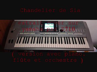 Extrait cover  : Chandelier de Sia  ( classical version )