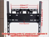 VideoSecu Swivel Articulating TV Wall Mount for Most 27 32 37 40 42 46 47 50 52 55 Plasma