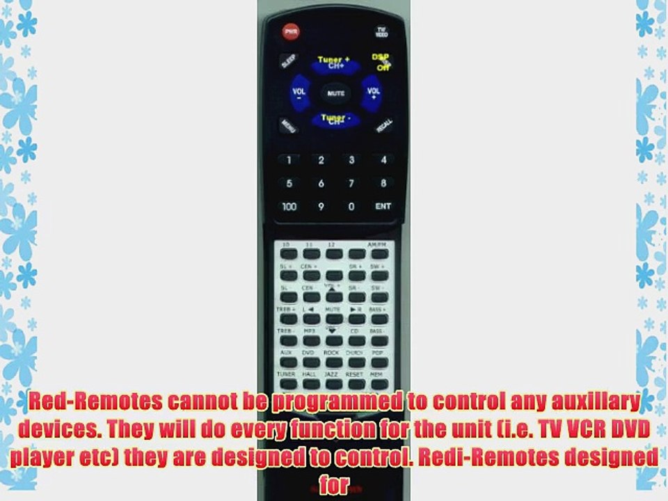 GENESIS Replacement Remote Control for G506A G610A G608A GRM02 G6040A G507 G6030A
