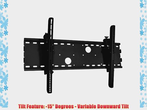 Black Tilting Wall Mount Bracket for Samsung HP-T5054 Plasma 50 inch HDTV TV