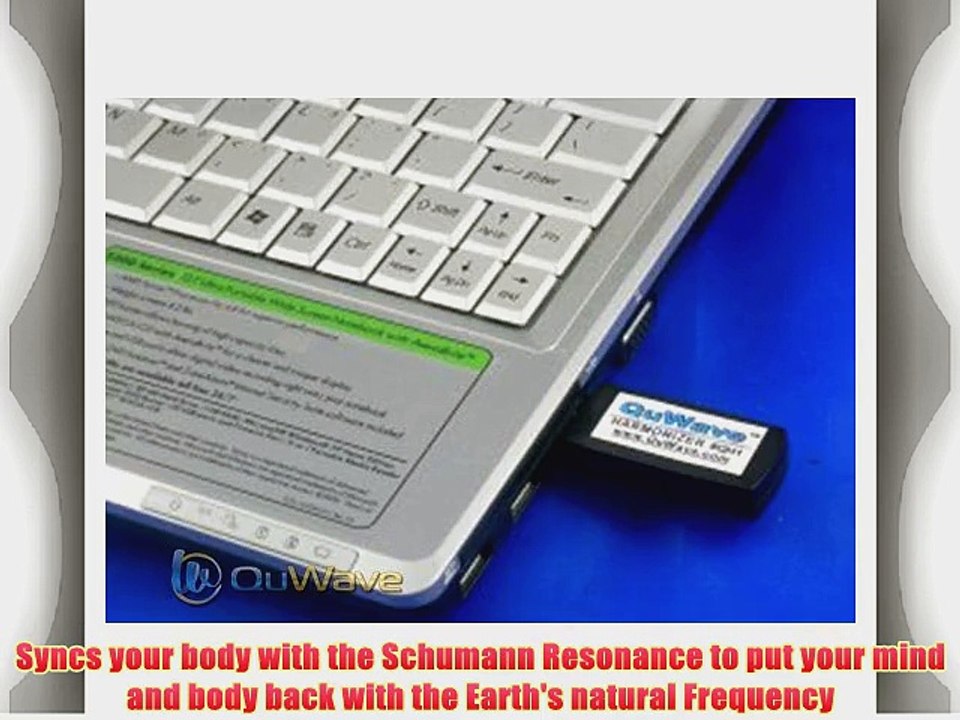 QuWave USB Computer TV WiFi Harmonizer Scal ar Wave EMF Shield Generator For Emf Protection