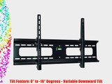 Ultra-Slim Black Adjustable Tilt/Tilting Wall Mount Bracket for Insignia NS-39L240A13 39 inch