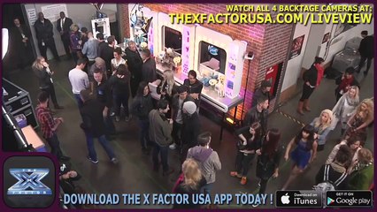Live View Backstage Cam Dec. 4th - THE X FACTOR USA 2013