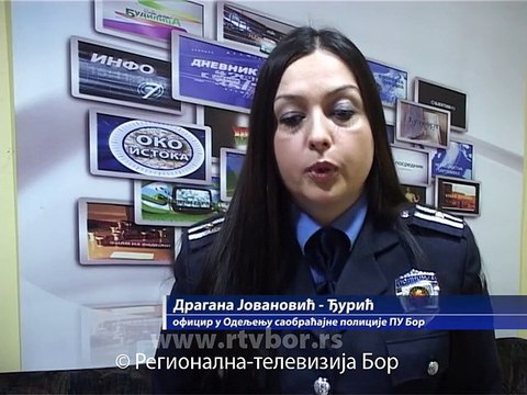 Vozači u Borskom okrugu u prošloj godini učinili su više od 7400 saobraćajnih prekršaja, 23. januar 2015. (RTV Bor)