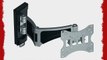 Diamond WLB151 Double Hinge/Single Arm Articulating Wall Mount for TVs 14-37-Inch to 77 Lbs