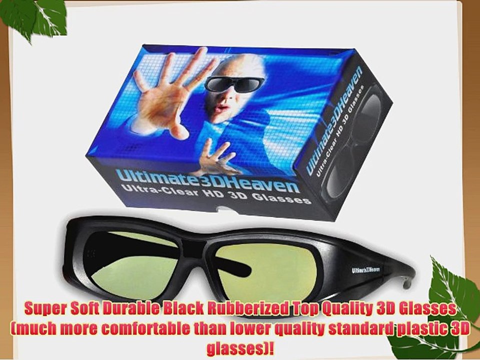 Adult Epson ELPGS03 3D Glasses 3D Heaven Rechargeable Compatible 3-D Glasses