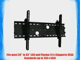 Black Adjustable Tilt/Tilting Wall Mount Bracket for Sony Bravia KDL-46V5100 46 Inch LCD HDTV