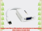 StarTech.com MacBook to VGA Adapter - Mini DisplayPort to VGA Converter - Thunderbolt to VGA