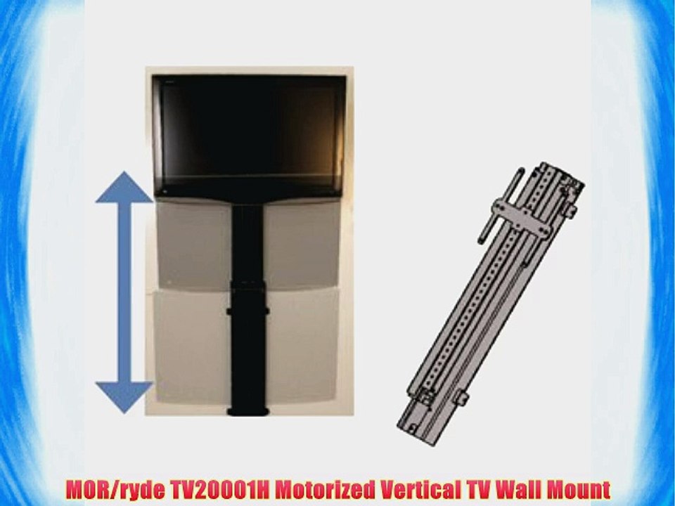 MOR/ryde TV20001H Motorized Vertical TV Wall Mount