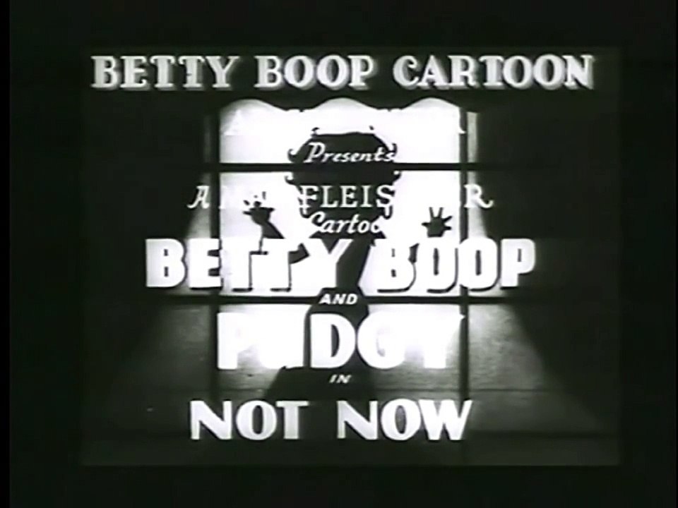 Betty Boop - Not Now 1936