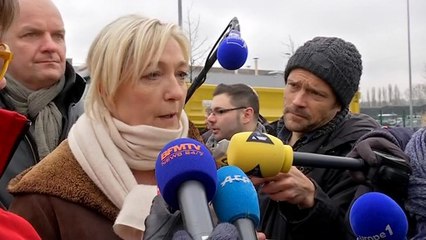 Le Pen: "Marion Maréchal-Le Pen prend la responsabilité de son tweet" sur Chauprade