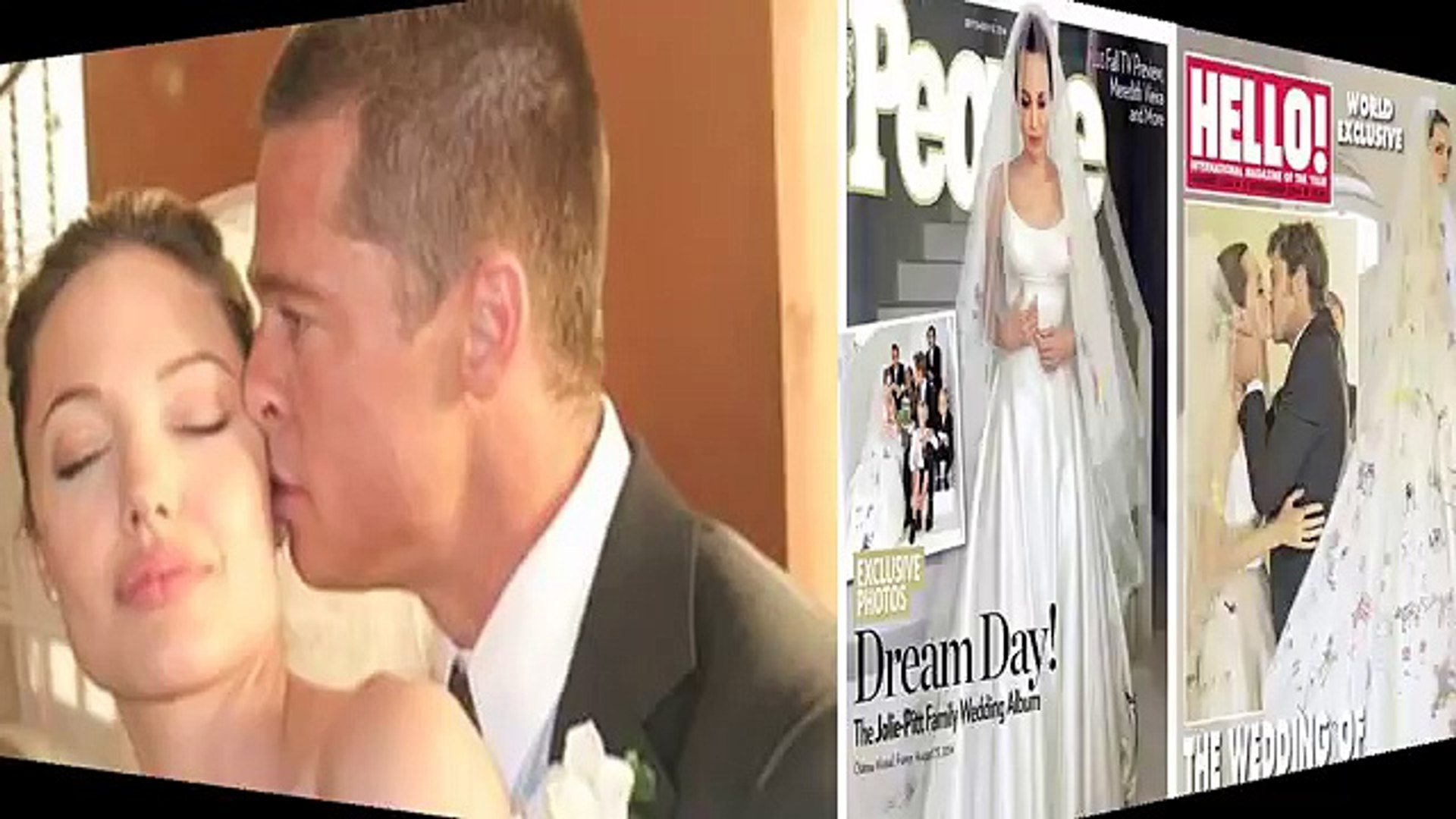 ⁣Angelina Jolie And Brad Pitt Wedding Video