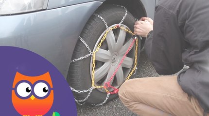 Comment monter des chaînes à neige (Ooreka.fr)