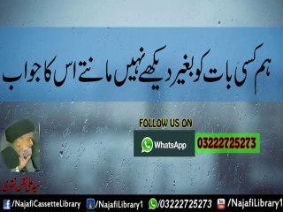 Hum Dekhe Bagair Nai Mantay !! Syed Naqan Naqvi