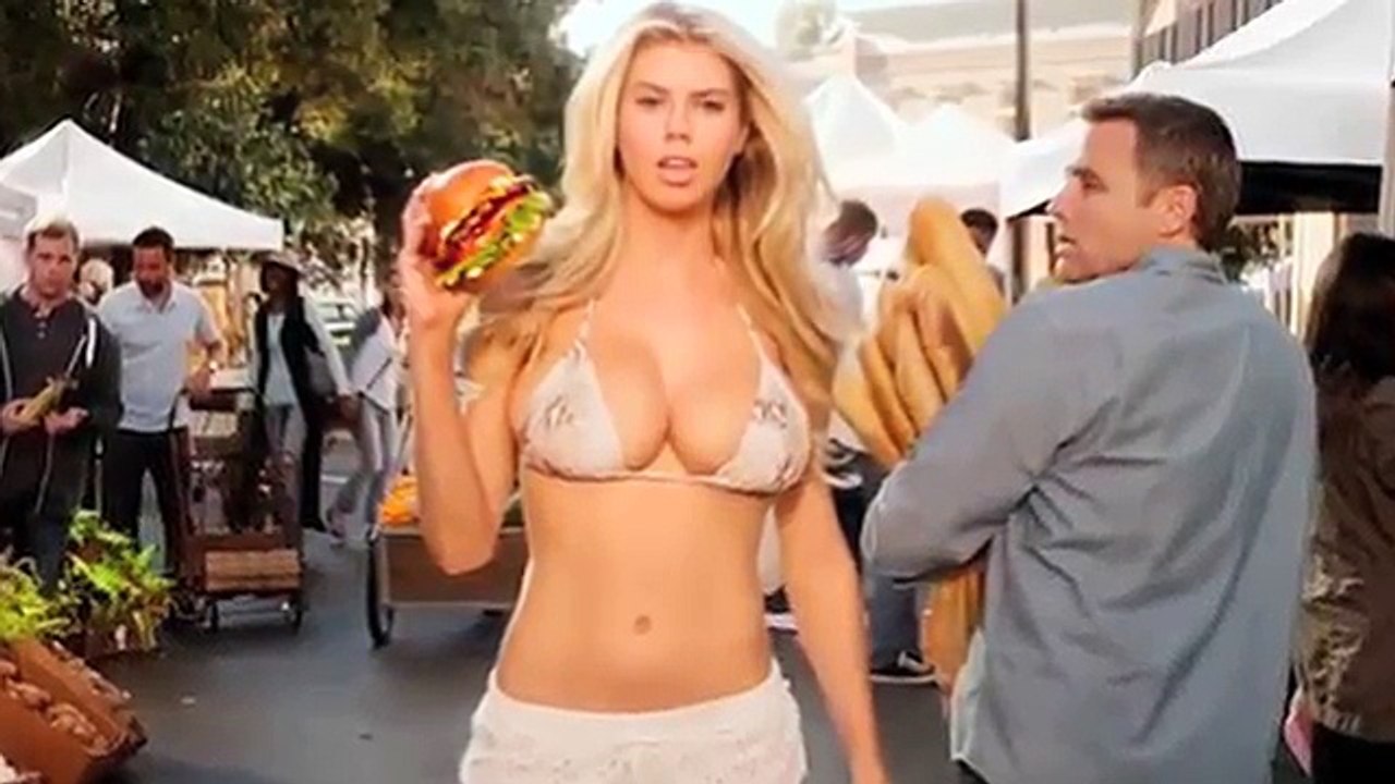 Carl's Jr. Super Bowl 2015 Commercial   Charlotte McKinney Hot