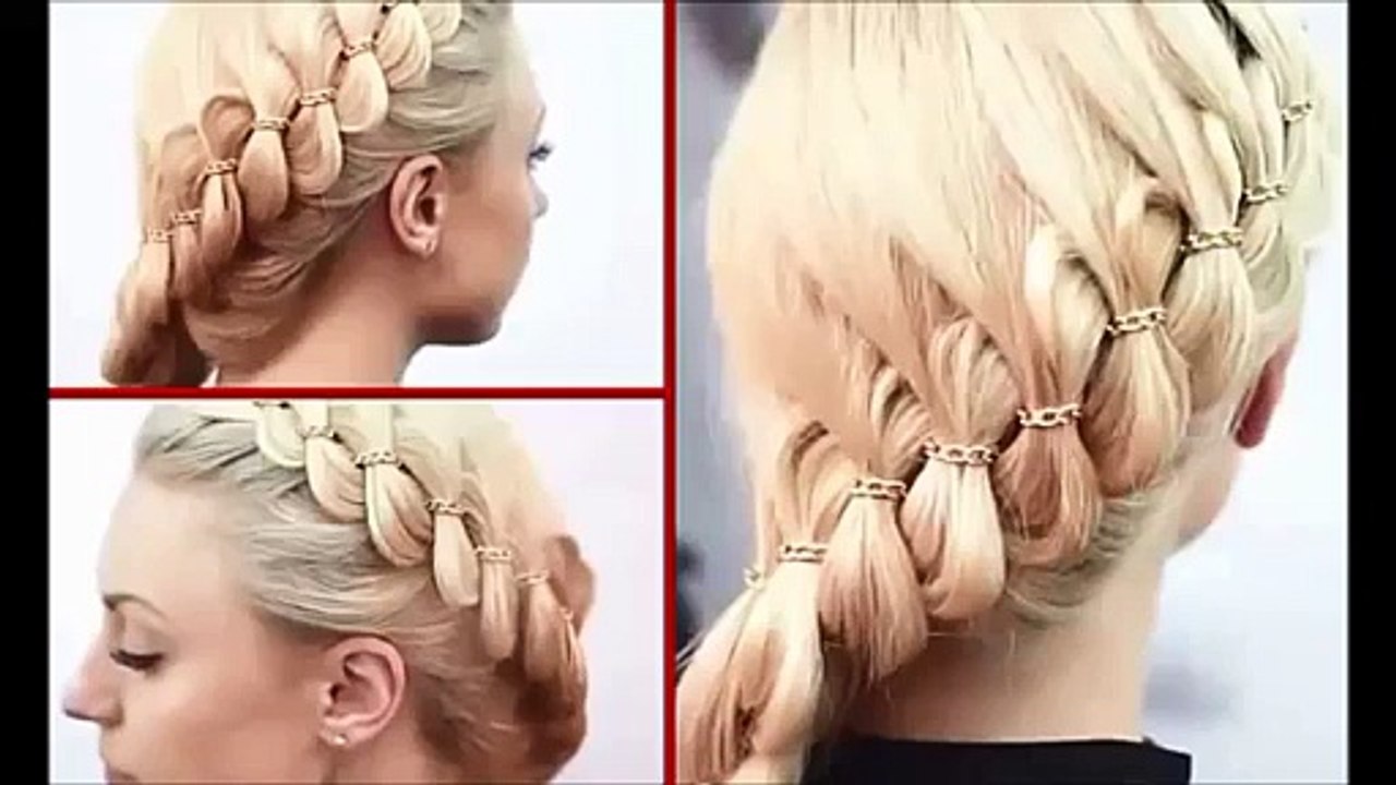 Twisted Chain Braid HairStyle video Dailymotion