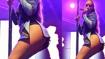 Iggy Azalea Crotch Exposed During  Bar Mitzvah Performance