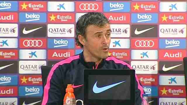 Luis Enrique denies being concerned about Luis Suárez