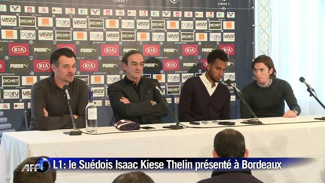 Ligue 1: le Suédois Kiese Thelin présenté aux Girondins de Bordeaux