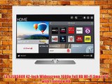LG 42LB580V 42-inch Widescreen 1080p Full HD Wi-Fi Smart TV with Freeview HD