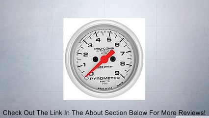 Auto Meter 4344-M Pyrometer Kit 0-900 C (2-1/16in) Review