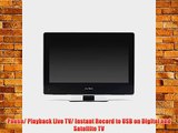 Avtex 12V/24V Ultra Compact HD LED TV/DVD/Satellite - Black 18.5 Inch