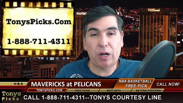 New Orleans Pelicans vs. Dallas Mavericks Free Pick Prediction NBA Pro Basketball Odds Preview 1-25-2015