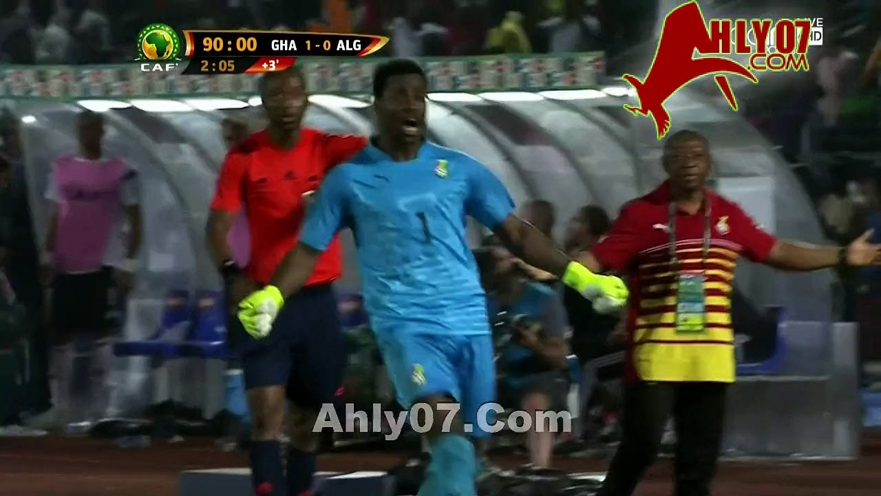 أهداف مباراة غانا 1 - 0 الجزائر - أمم إفريقيا 2...