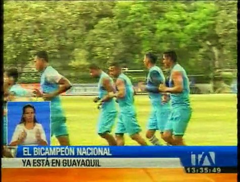 Emelec retorna a Ecuador tras pretemporada en Argentina
