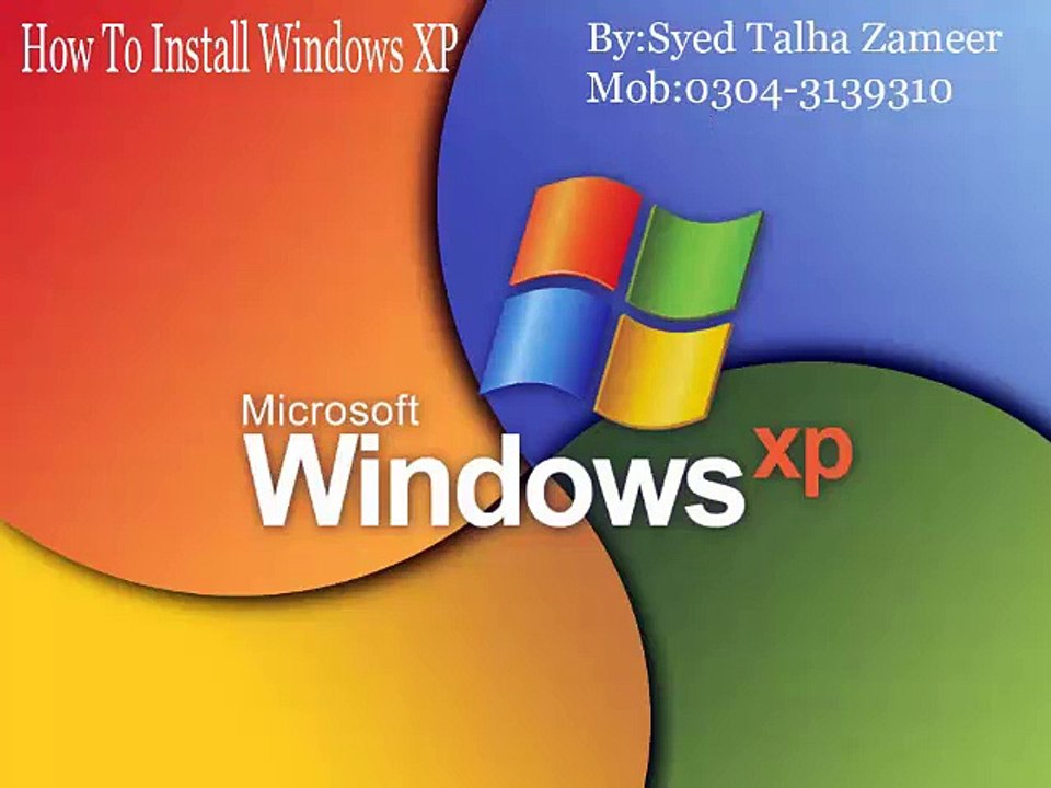 how to install windows xp Urdu Hindi Tutorial - ITGenius4u