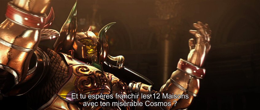 LES CHEVALIERS DU ZODIAQUE – La Légende du Sanctuaire - Extrait #2 Aldébaran, Chevalier d’Or du Taureau, contre les Chevaliers de Bronze [VOST|HD1080p]