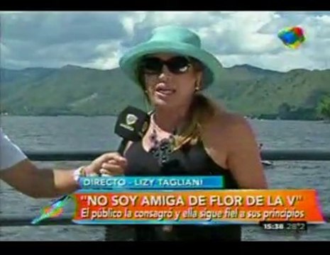 Lizy hablando del éxito de Casa Fantasma en Intrusos - 23 de Enero