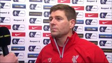Wimbledon 1-2 Liverpool - Steven Gerrard Post Match Interview